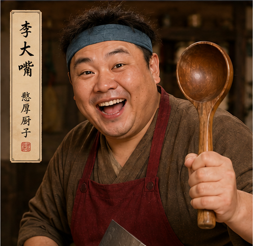 李大嘴人物肖像