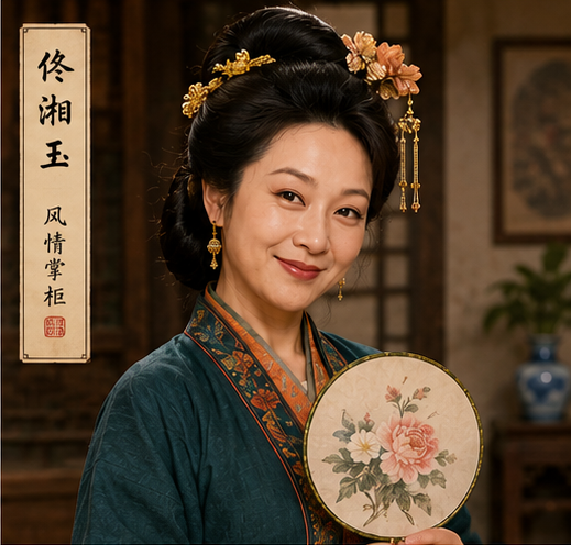 佟湘玉人物肖像